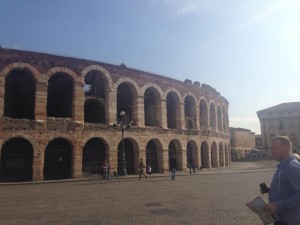 Colosseum in Verona(still used for plays today!) 
